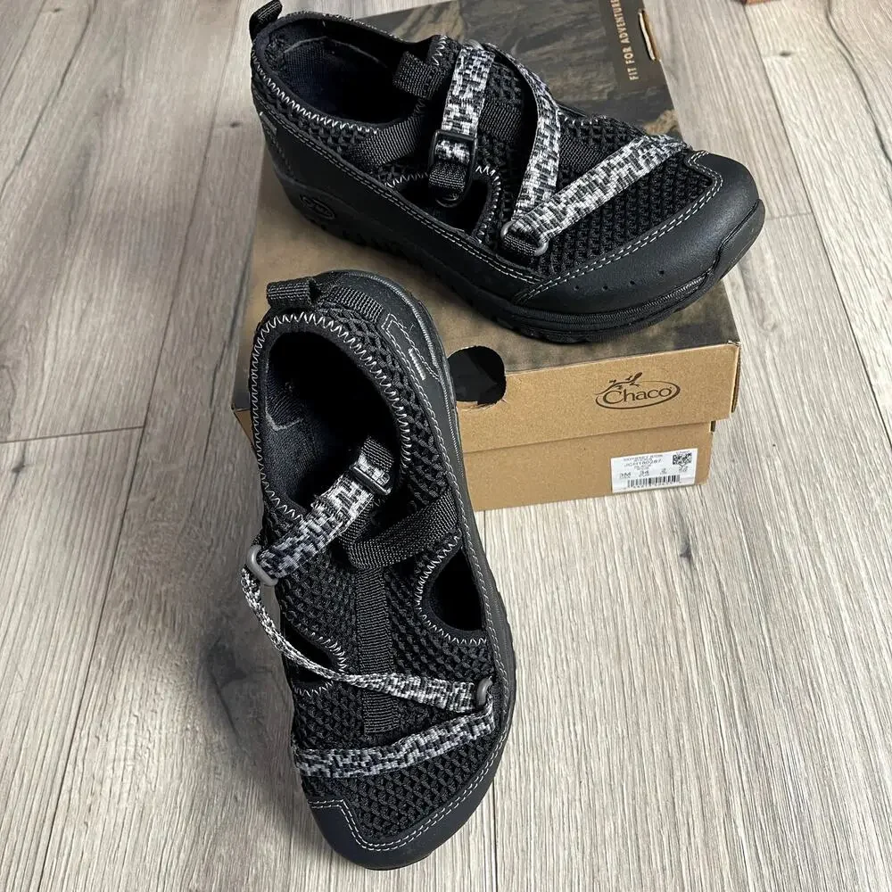 Chaco Unisex Kids Odyssey Black Sport Sandals - Size 3 M - $60